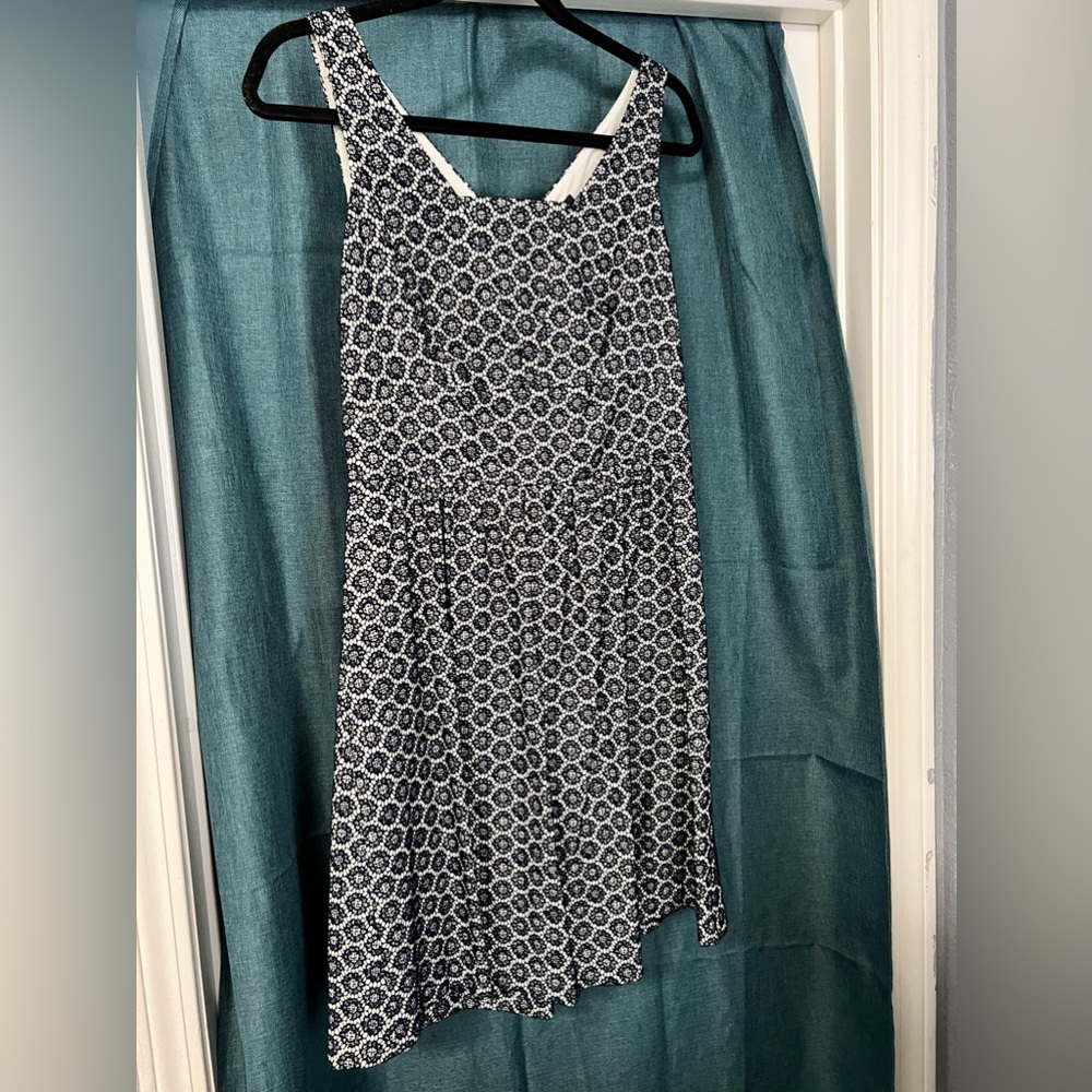 Limited blue flower summer dress